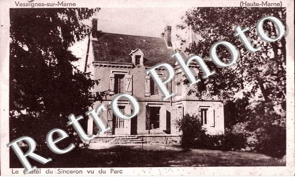 Le castel du Sinceron vu du parc