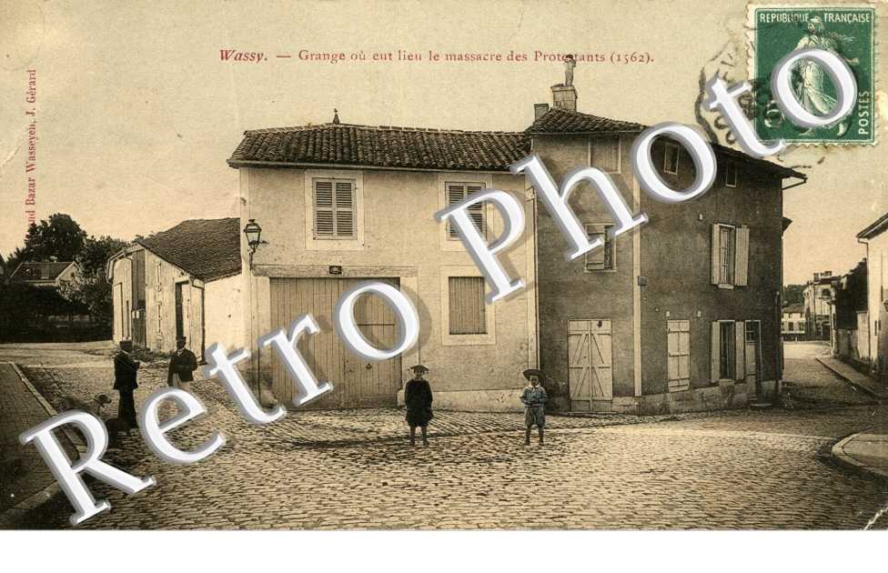 Grange ou eut lieu le massacre des protestants 1562