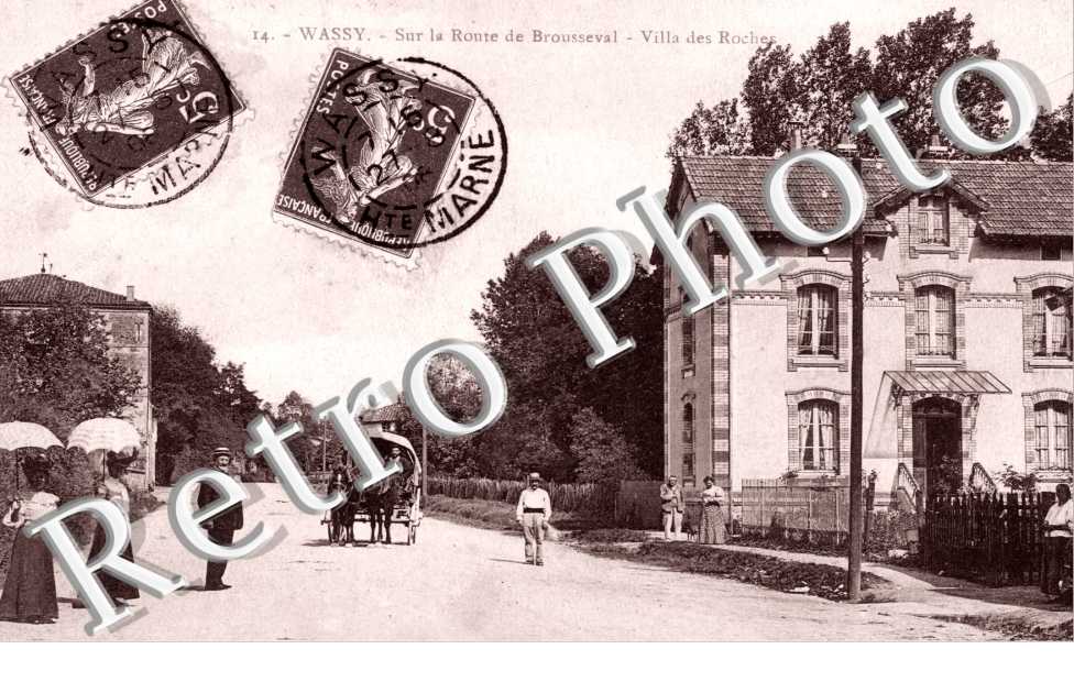 Sur la Route de Brousseval, Villa des Roches