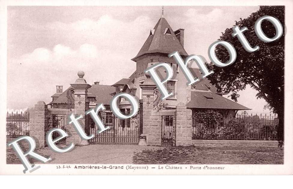 le chateau porte  d'honneur