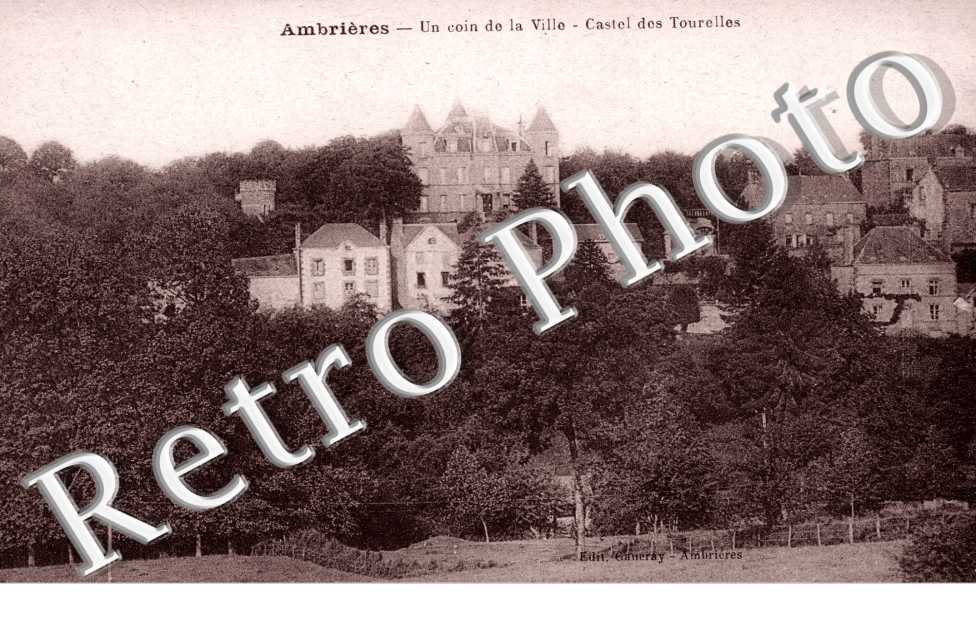 un coin de la ville  - Castel desd Tourelles