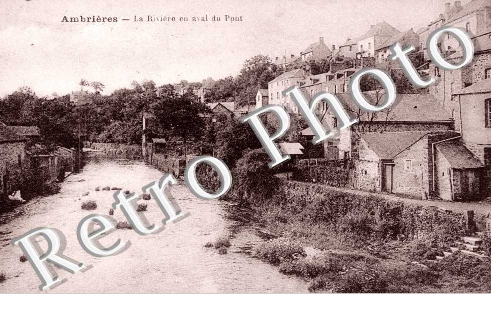 la riviereo en aval du Pont