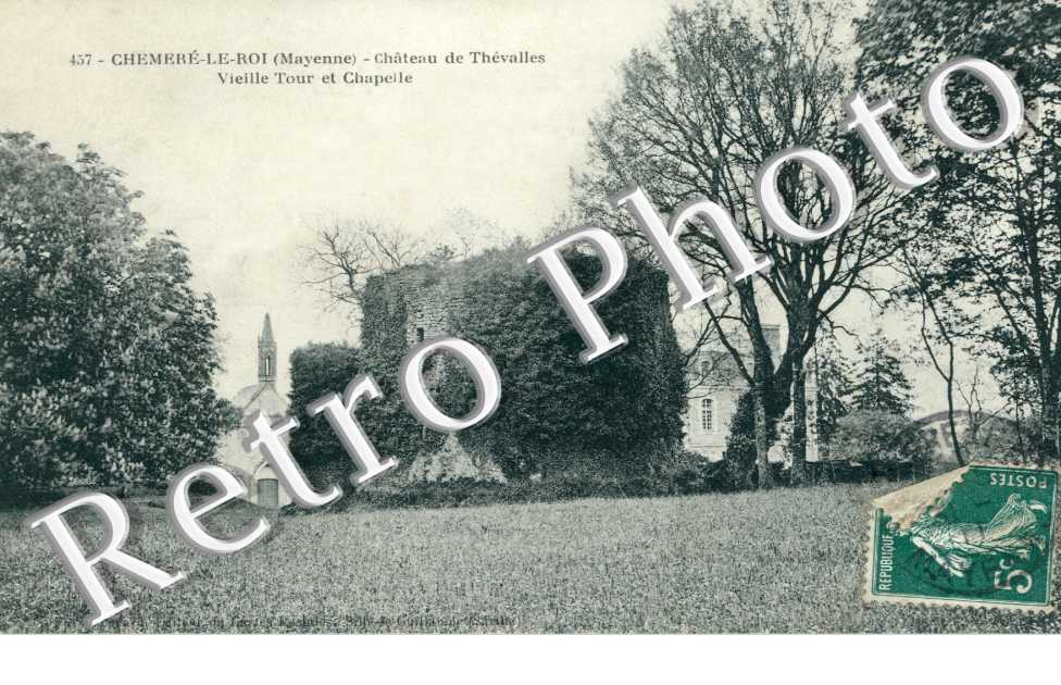 Chateau de Thévalles - Vieille Tour et Chapelle