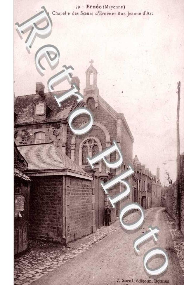 Chapelle des Soeurs et rue Jeanne d&#039;Arc