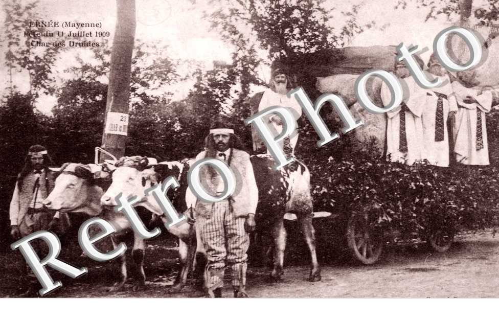Fete du 11 juillet 1909, Char des Druides
