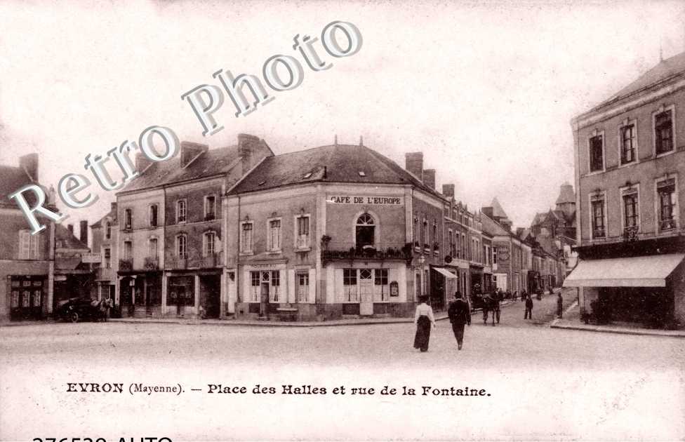 Place des Halles et Rue de la Fontaine