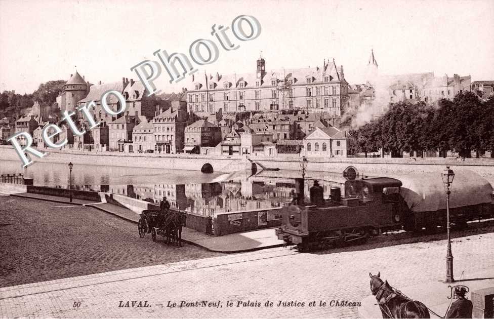 Le Pont Neuf, le Palais de Justice et le Chateau