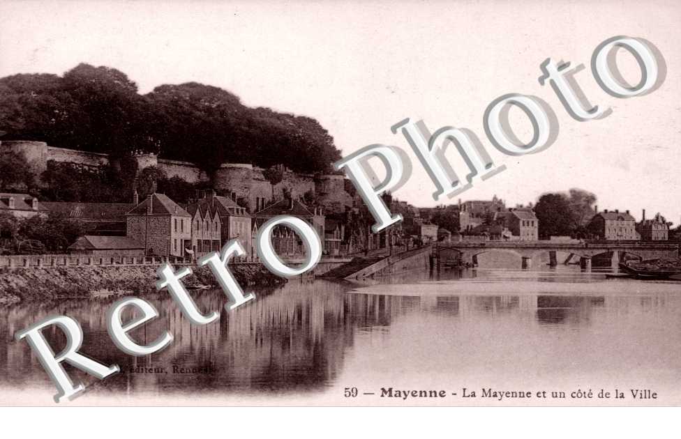 Vue panoramique sur la Mayenne