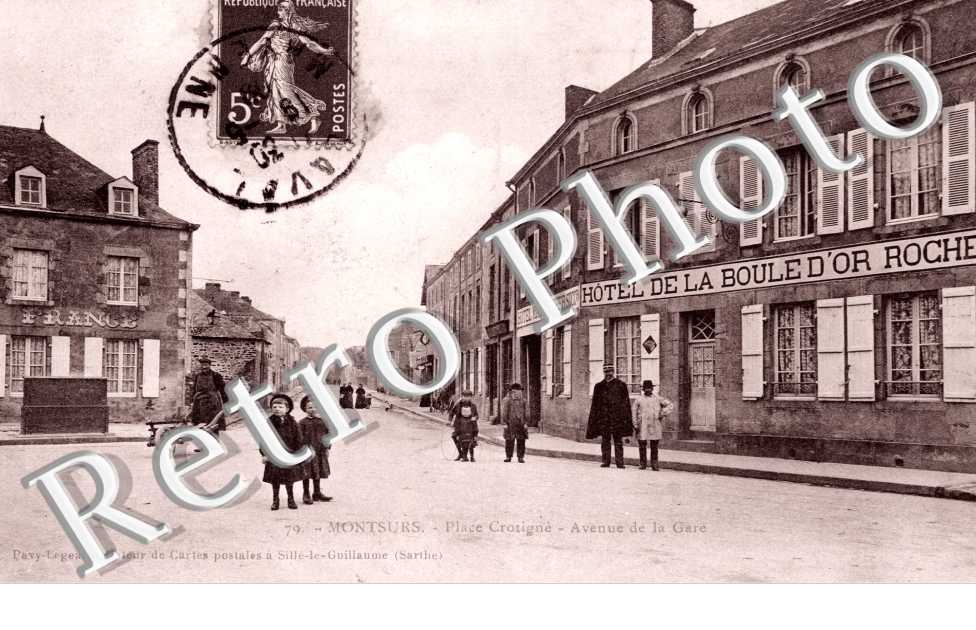 Place Crotigne, Avenue de la Gare