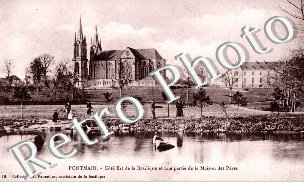 cote est de la basilique et une partie de la maison des peres