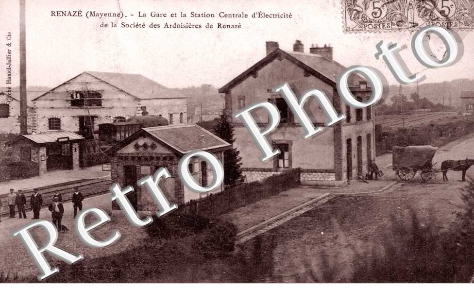 la gare et la station centrale d&#039;electricite de la societe des ardoisieres