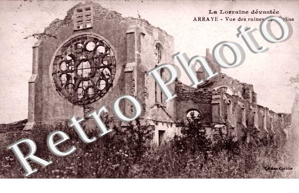Vue des ruines de l&#039;eglise