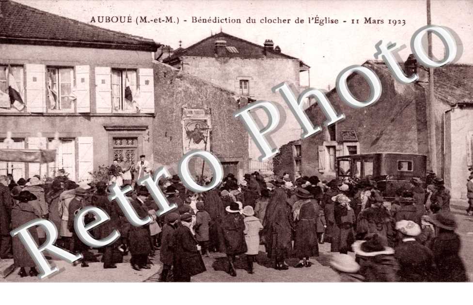 Benediction du clocher de l'eglise - 11 mars 1923 (religion)