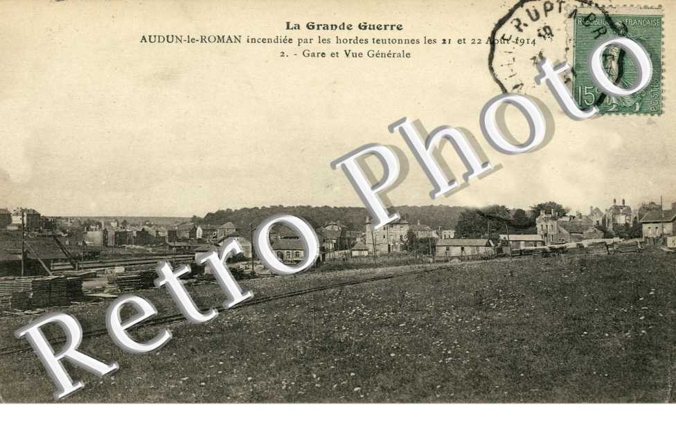 Incendie par les hordes Teutonnes le 21 et 22 Aout 1914