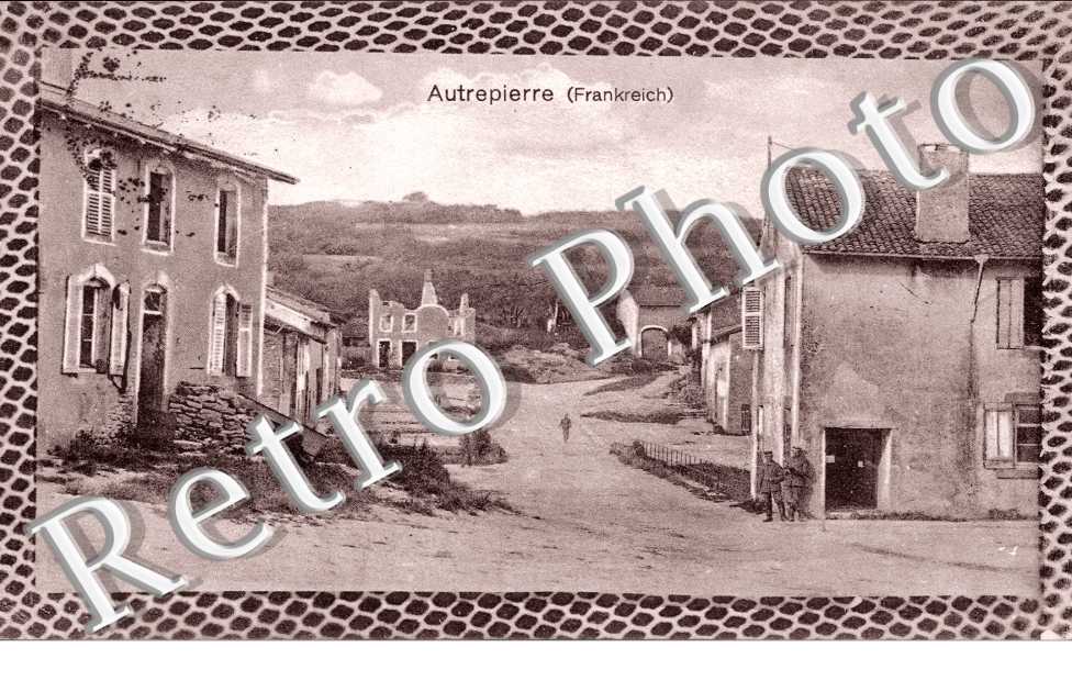 (une rue) - feldpostkarte