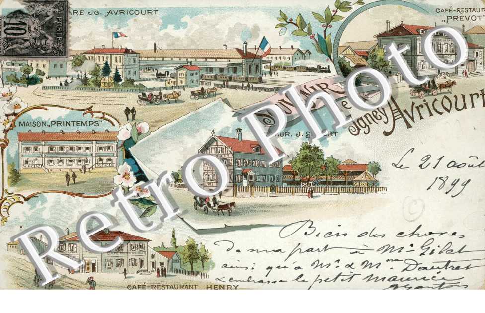 souvenir de. 21 aout 1899