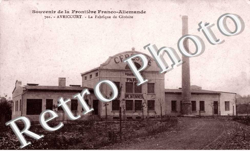 Fabrique de Ceresite - frontiere franco-allemande