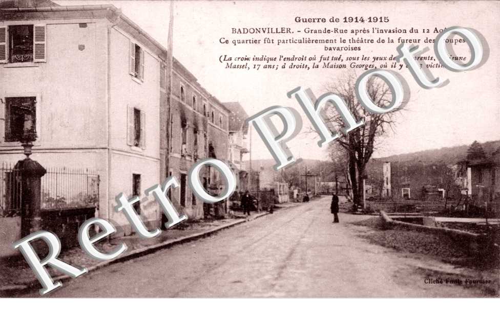 Grande rue apres l'invasion