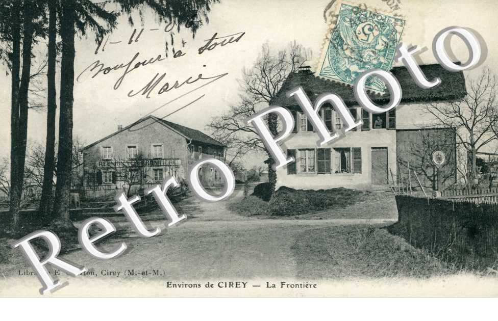 environs de Cirey, la frontiere