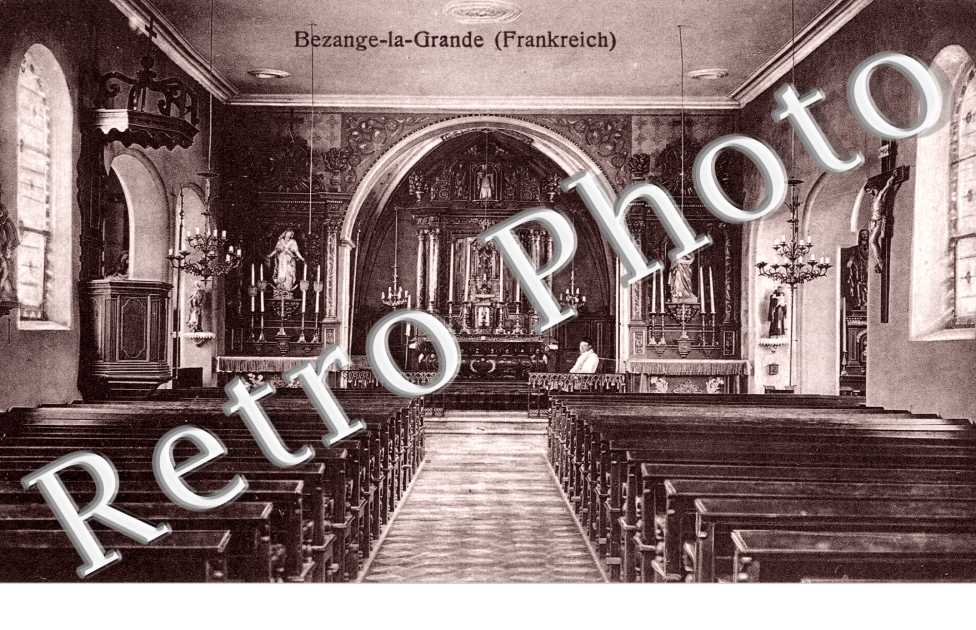Feldpostkarte - (interieur de l'eglise)