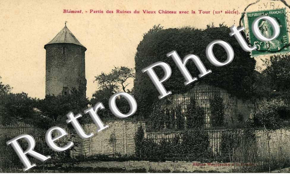 Partie des Ruines du vieux chateau avec la Tour