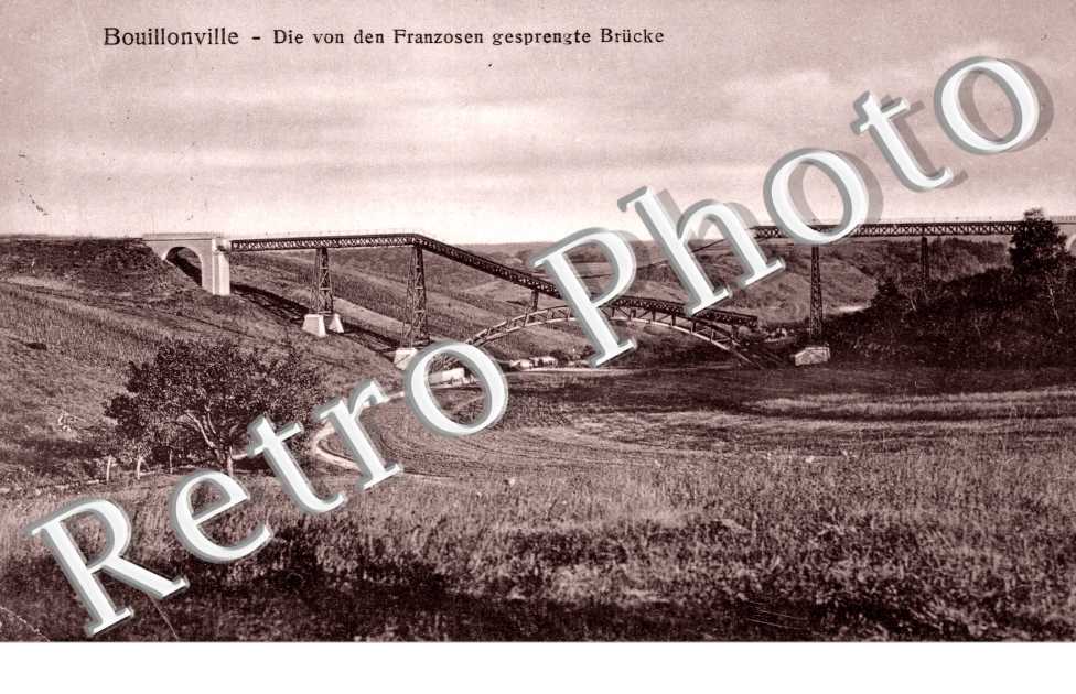 Die von den franzosen gesprengte Brucke - Feldpostkarte