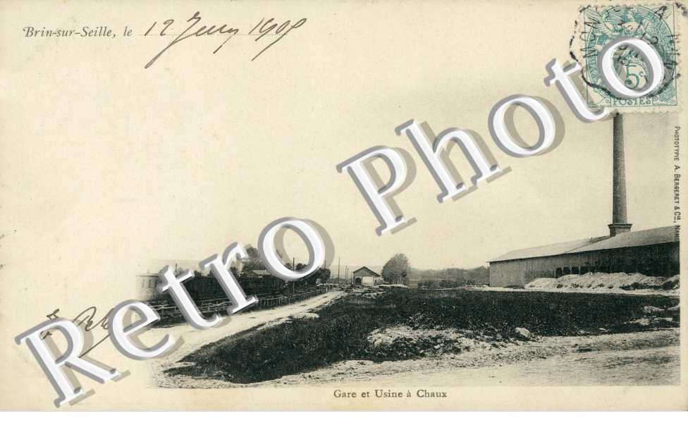Gare et usine a Chaux