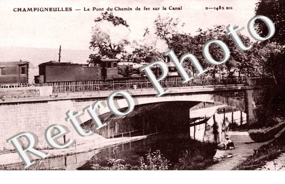 Pont du Chemin de Fer sur le Canal 