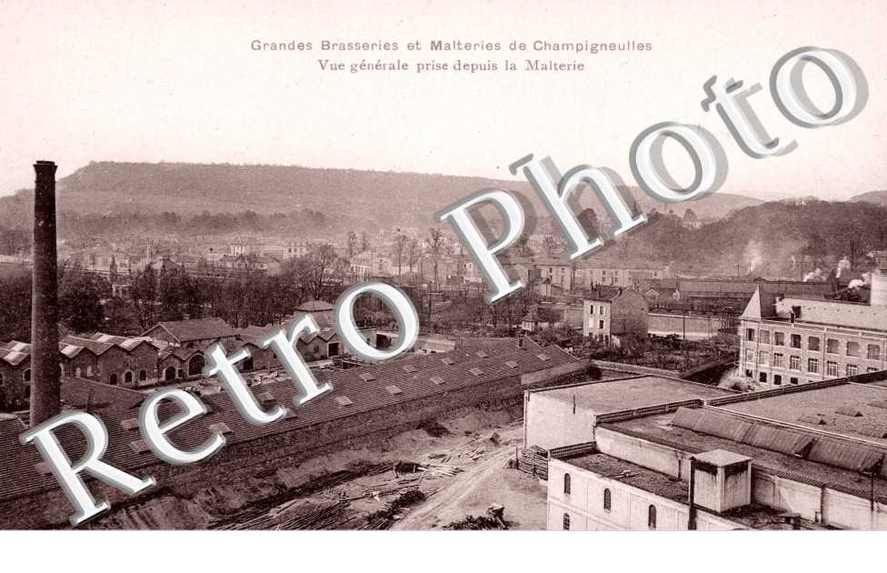 Grandes Brasseries et Malteries de Champigneulles, Vue Generale prise depuis la Malterie