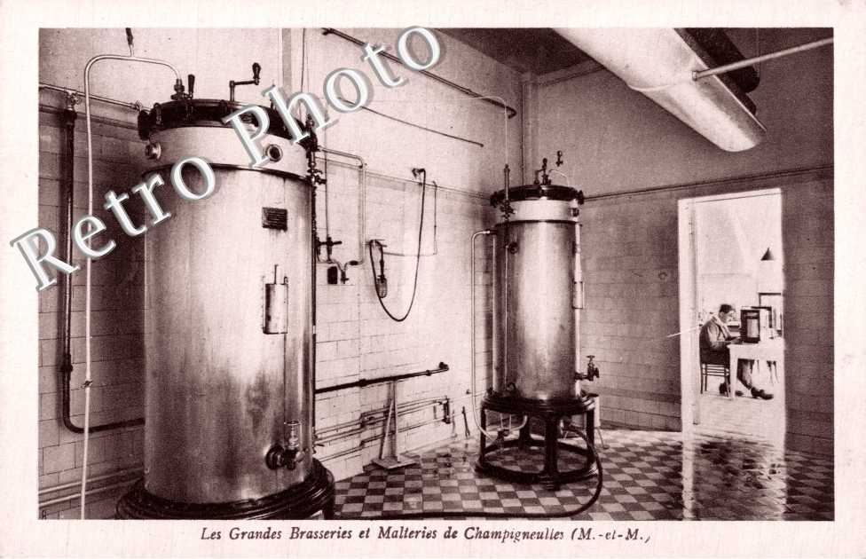 les Grandes Brasseries et Malteries de Champigneulles, appareils a propagation de levure pure