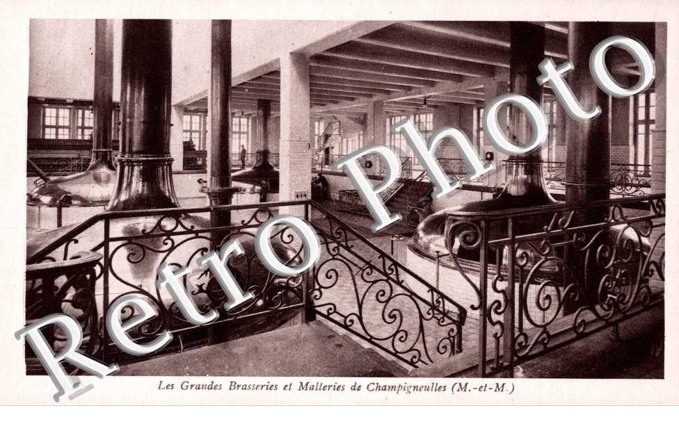 Brasseries et malteries - Vue interieure de la a brasser