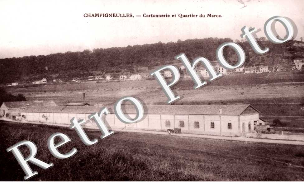 Cartonnerie et quartier du Maroc