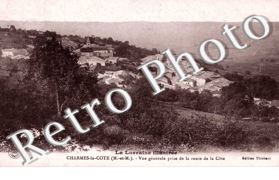 Vue generale prise de la route de la Cote