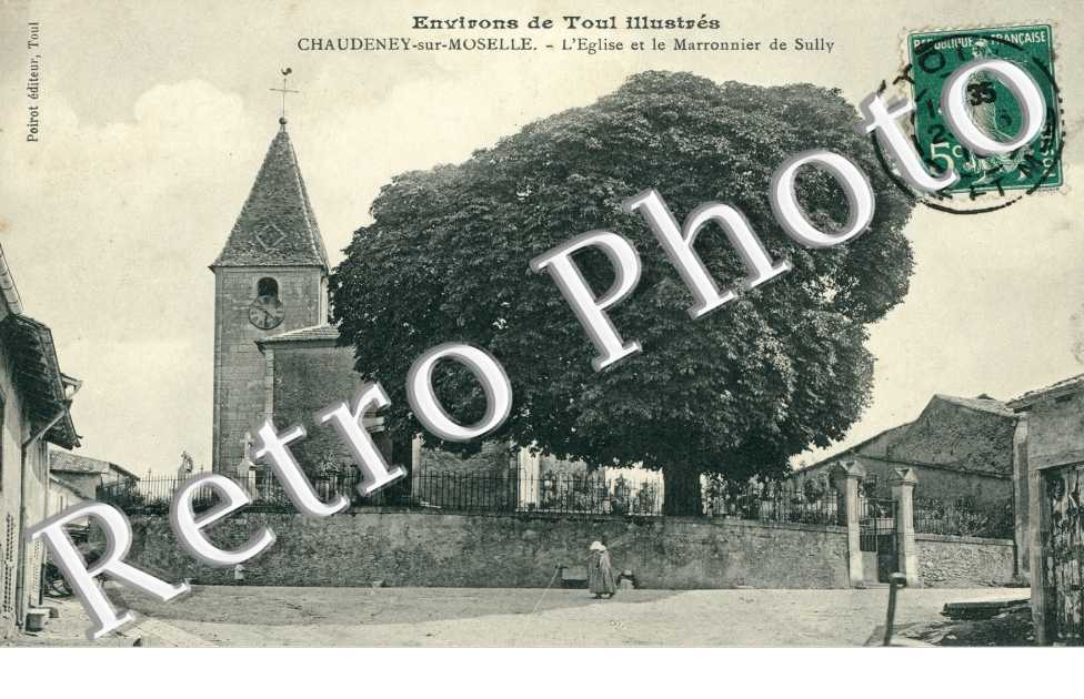 L'eglise et le marronnier de Sully