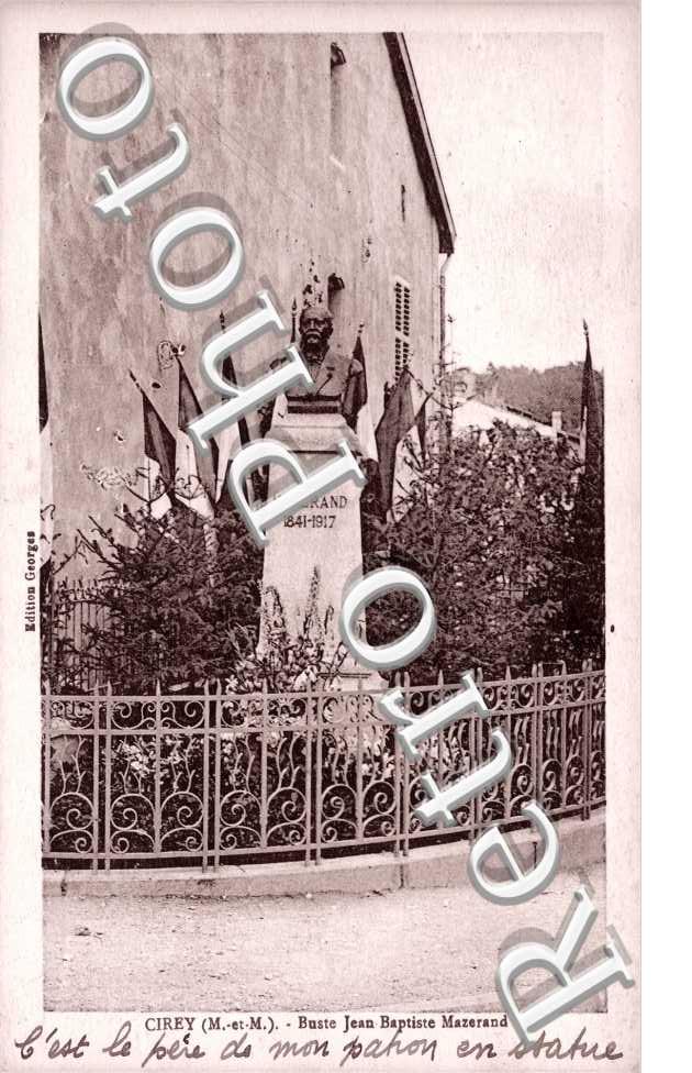 Buste Jean Baptiste Mazerand