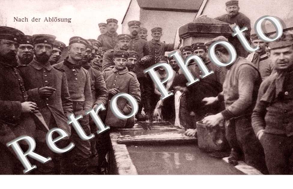 nach der Ablosung - feldpostkarte