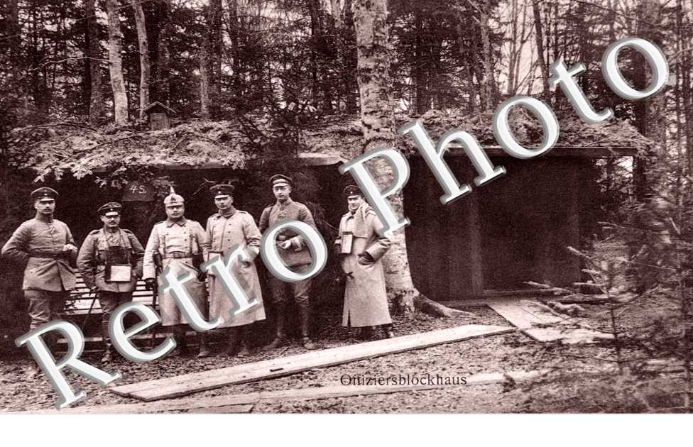 Offizierblockhaus - feldpostkarte