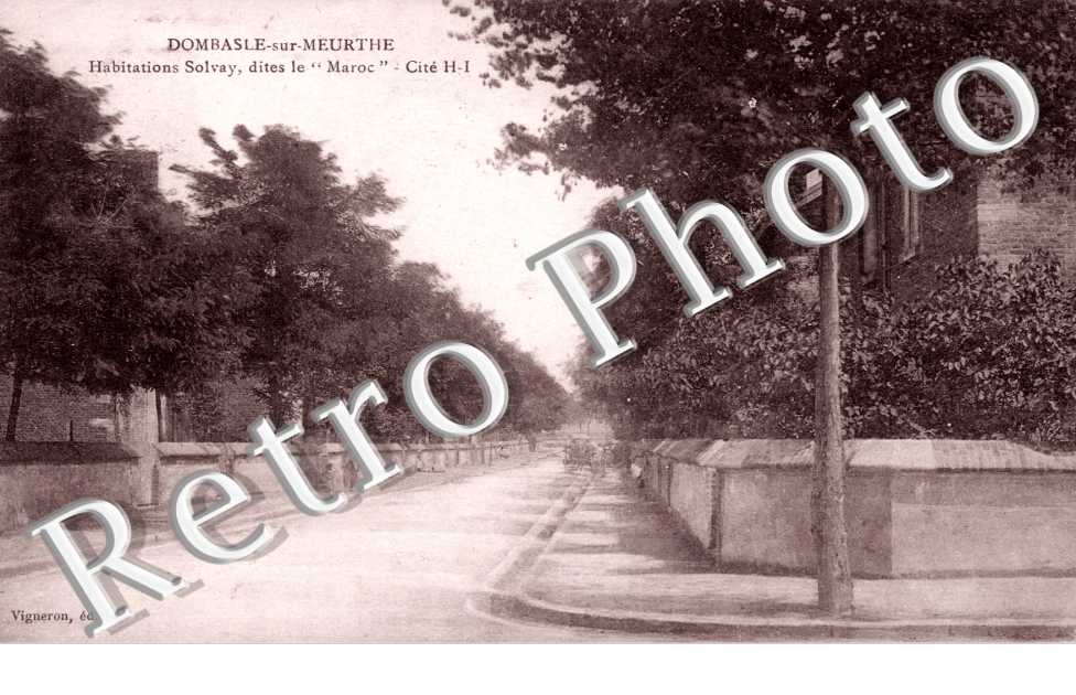 Habitations Solvay dites le " Maroc " - Cite H-I