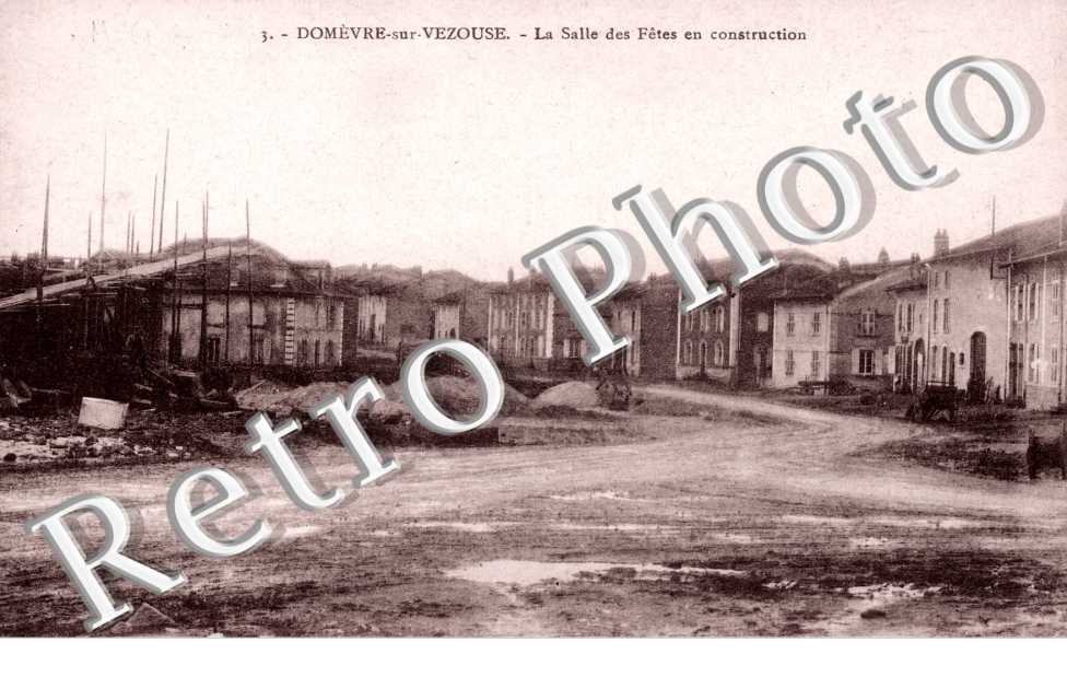 La salle des fetes en construction