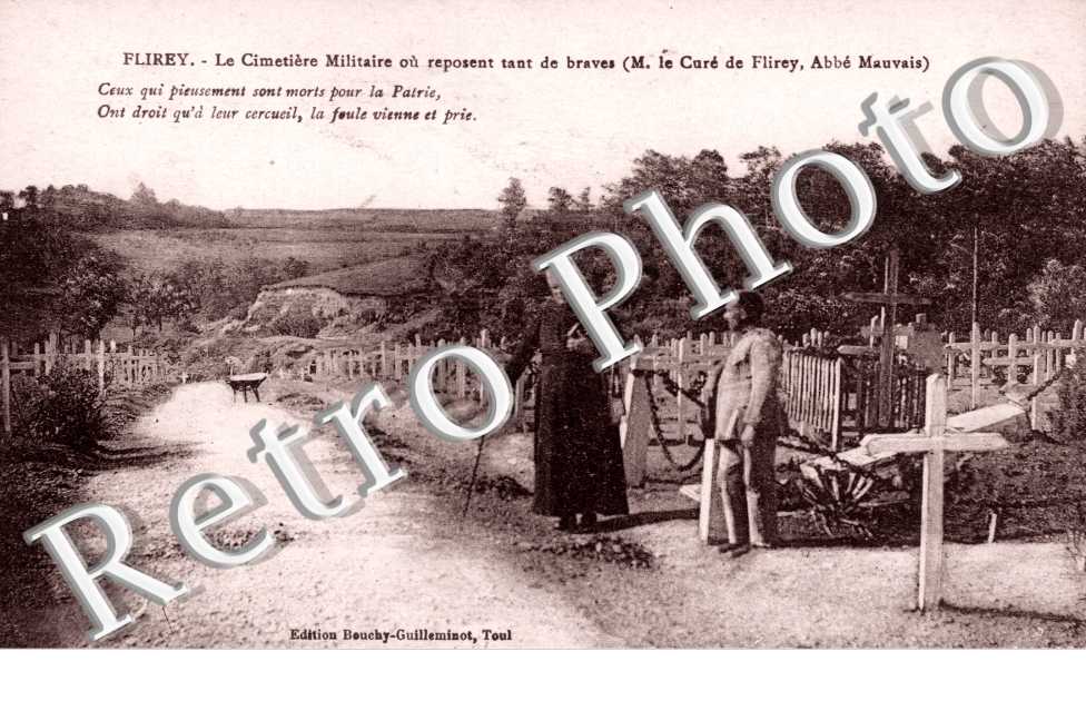 le cimetiere militaire ou reposent tant de braves