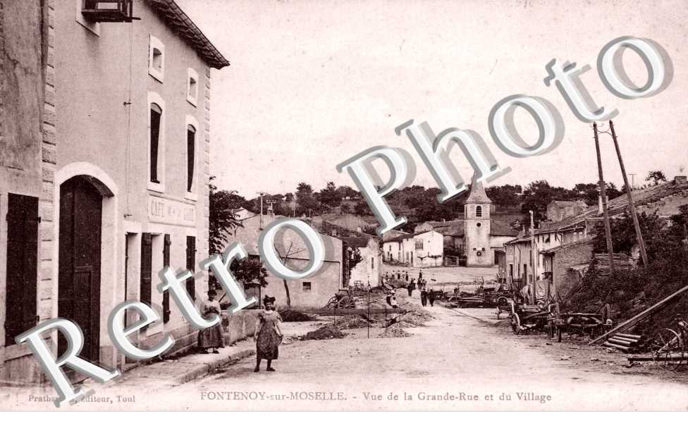 vue de la Grande Rue et du village
