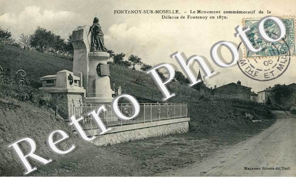 Le monument commemoratif de la defense de Fontenoy