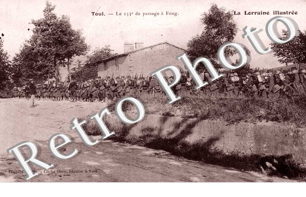 Le 153 e de passage a Foug