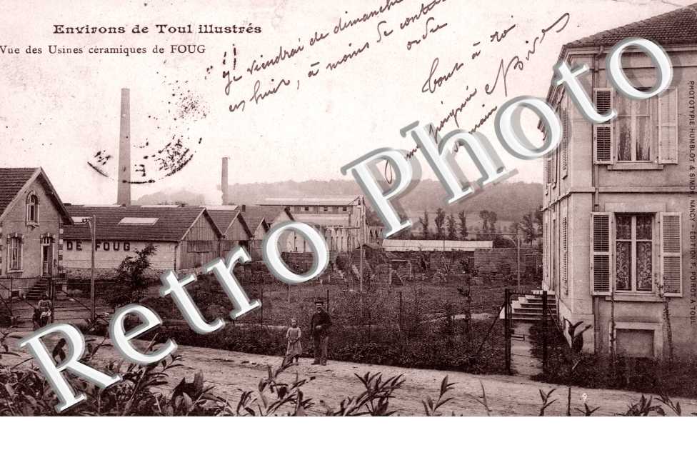 Vue des Usines ceramiques de Foug