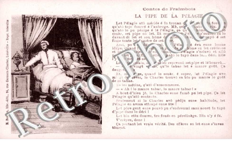 Contes, La Pipe de la Pelagie