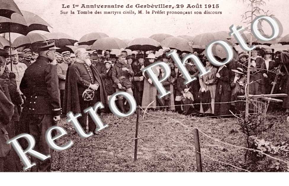 1er anniversaire, 29 aout 1915 sur la tombe des Martyrs Civils