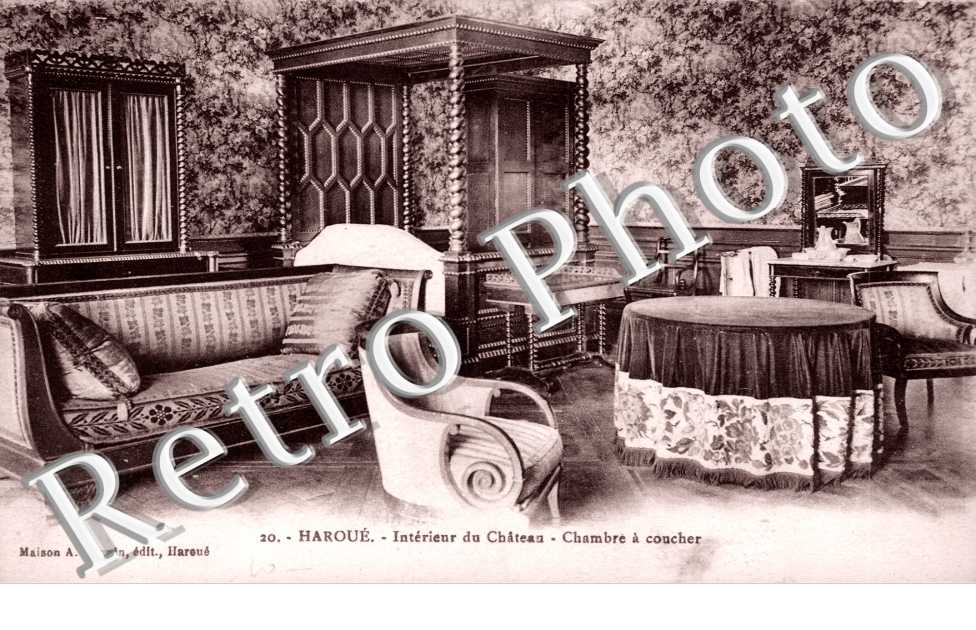 interieur du chateau - chambre a coucher