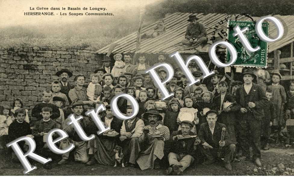 greve dans le bassin de longwy - les soupes communistes (TOP CARTE)