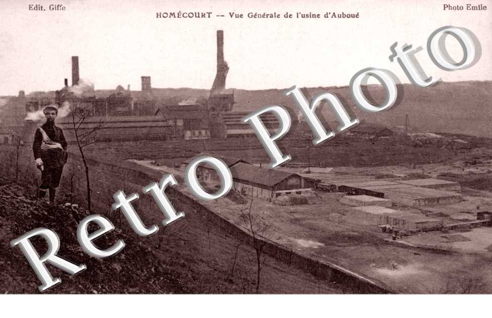 Vue générale de l'usine d'Auboué