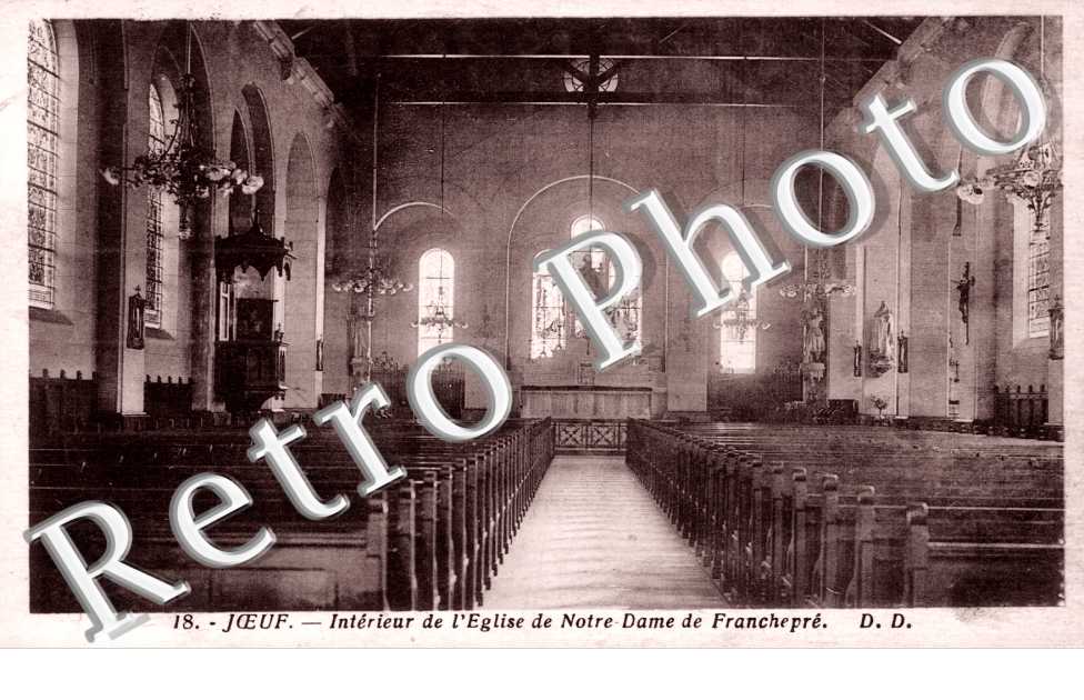 interieur de l'eglise de Notre Dame de Franchepre